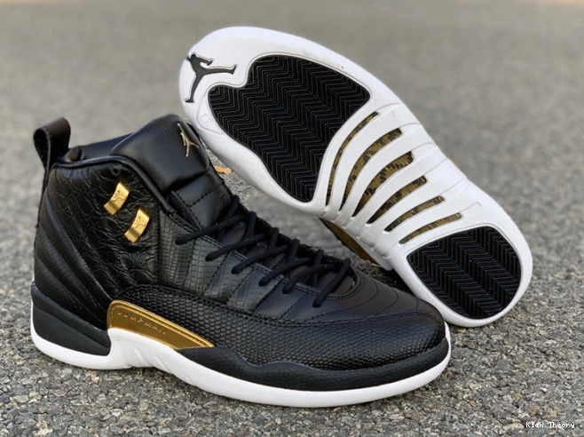 Kicked Out Shoe Store Gold-White Metallic Air AO6068-007 'Reptile' Black Retro 12 Jordan 0723